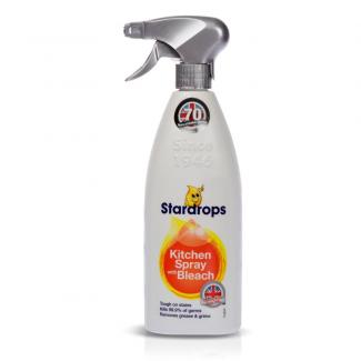 Спрей Stardrops Kitchen Spray Bleach  для чистки плит, раковин и др.,  750 мл. (Великобритания)
